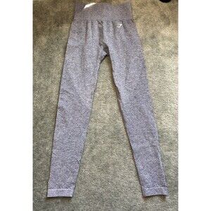 Gymshark Leggings Women’s Blue/Grey Marl Vital Seamless 2.0 Size Small